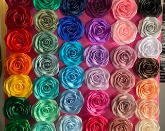 100 Pre-made Ribbon Petals