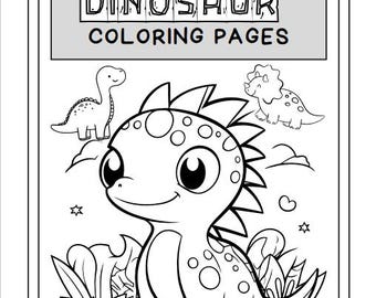 Dinosaur Coloring Pages for Kids Preschool Kindergarten