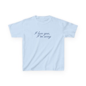 Gracie Abrams &quot;I Love You I&#39;m Sorry&quot; Baby Tee - Indie Pop Music