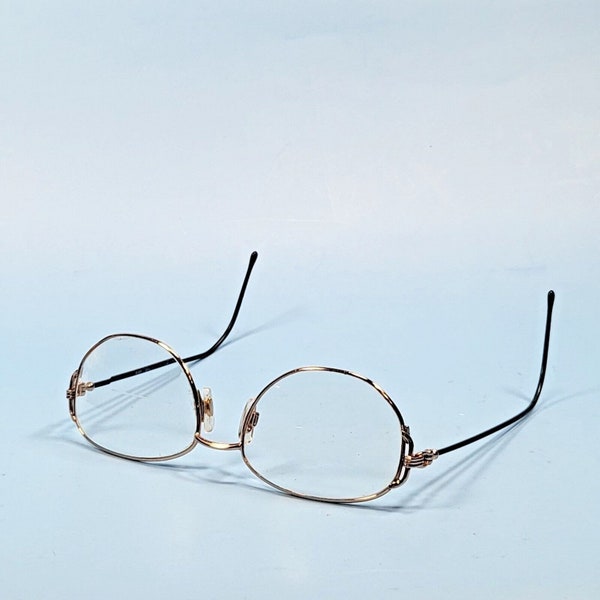 Gloria Vanderbilt Wire Full Rim Eyeglass Frames 54-17-135 Oval Gold Classic