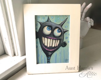 Painting for Kids Art for Teens Wall Art for Adults Painting of Silly Monster Painting for Gift for Kids Birthday Present for Teen Art Fun