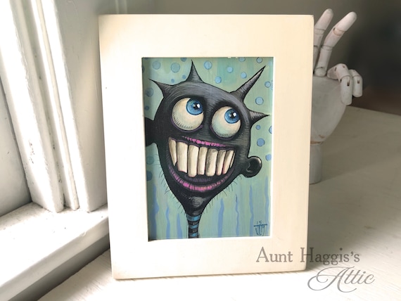 Painting for Kids Art for Teens Wall Art for Adults Painting of Silly  Monster Painting for Gift for Kids Birthday Present for Teen Art Fun 