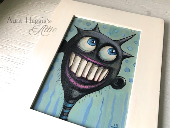 Painting for Kids Art for Teens Wall Art for Adults Painting of Silly  Monster Painting for Gift for Kids Birthday Present for Teen Art Fun 