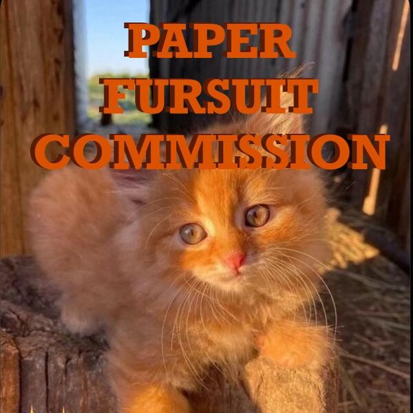 Paper Fursuit Etsy