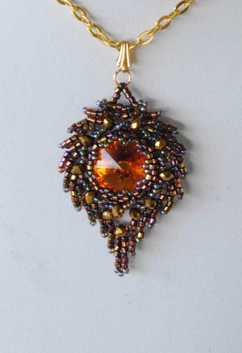 The Feather. Beading TUTORIAL image 4