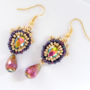 Queen Victoria. Earrings. Beaded Tutorial