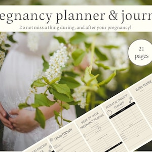 Pregnancy Journal | Baby Journal | Pregnancy Planner | Pregnancy Diary | Pregnancy Planner Printable |