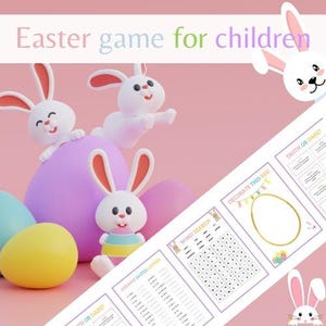 Easter Games | Easter Activities |  Easter Gift | Family Games  | Easter Party | Easter Games For Kids | | Printable Digital |