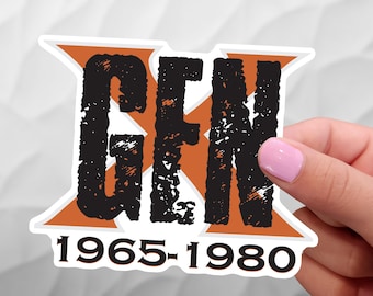 Gen X Sticker