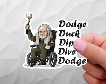 Patches O'Houlihan - The 5 D's of Dodgeball Sticker