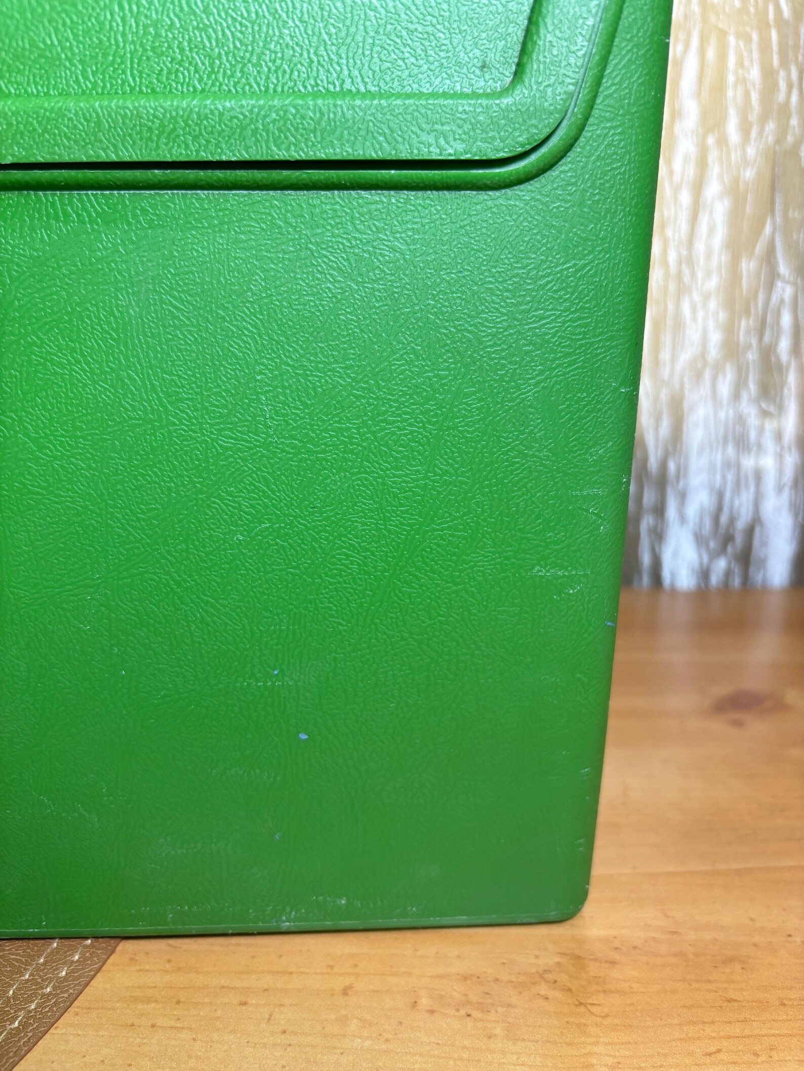 Vintage Plastic Letter File Folder Box With Handle Avocado Green 1972 ...
