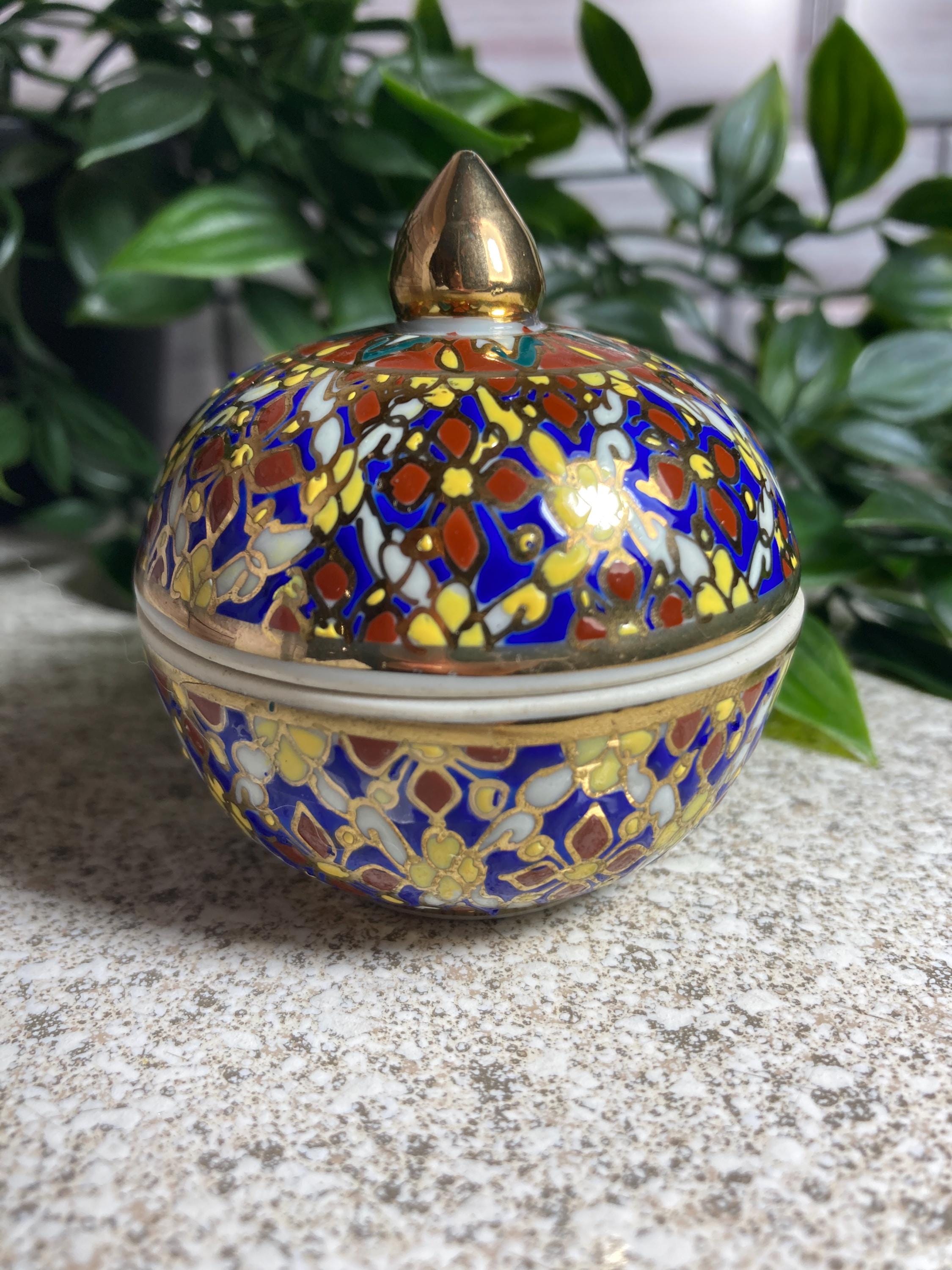 タイ王室御用達Bran Benjarong ボウル(置物)-代理店で販売