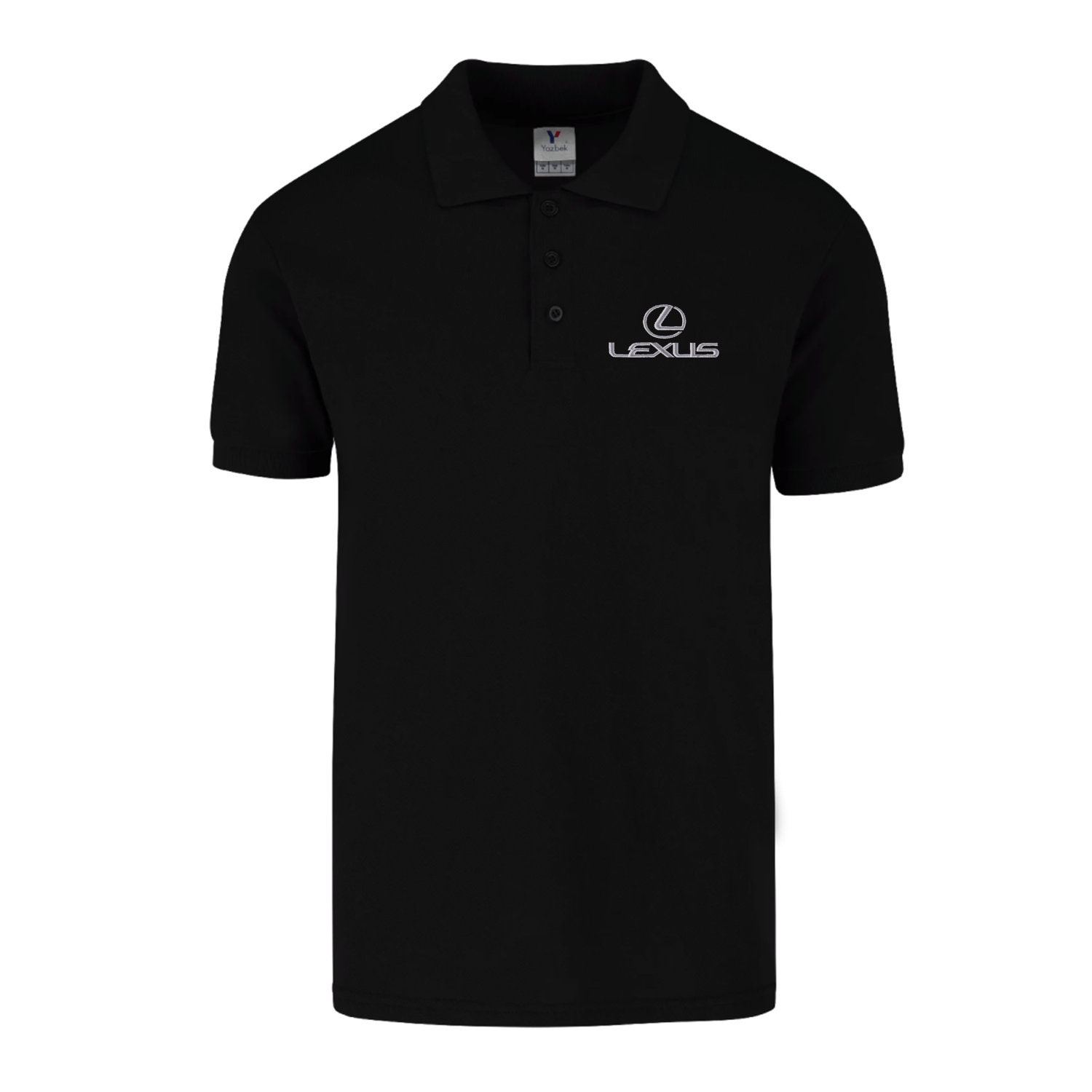 Polo Shirt Lexus Logo Short Sleeve Fitted Slim Fit Cotton