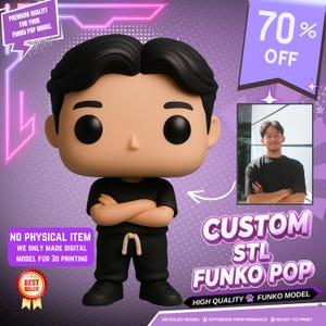 Create Your Own Funko Pop | Custom 3D Model in Blender | STL Digital Download