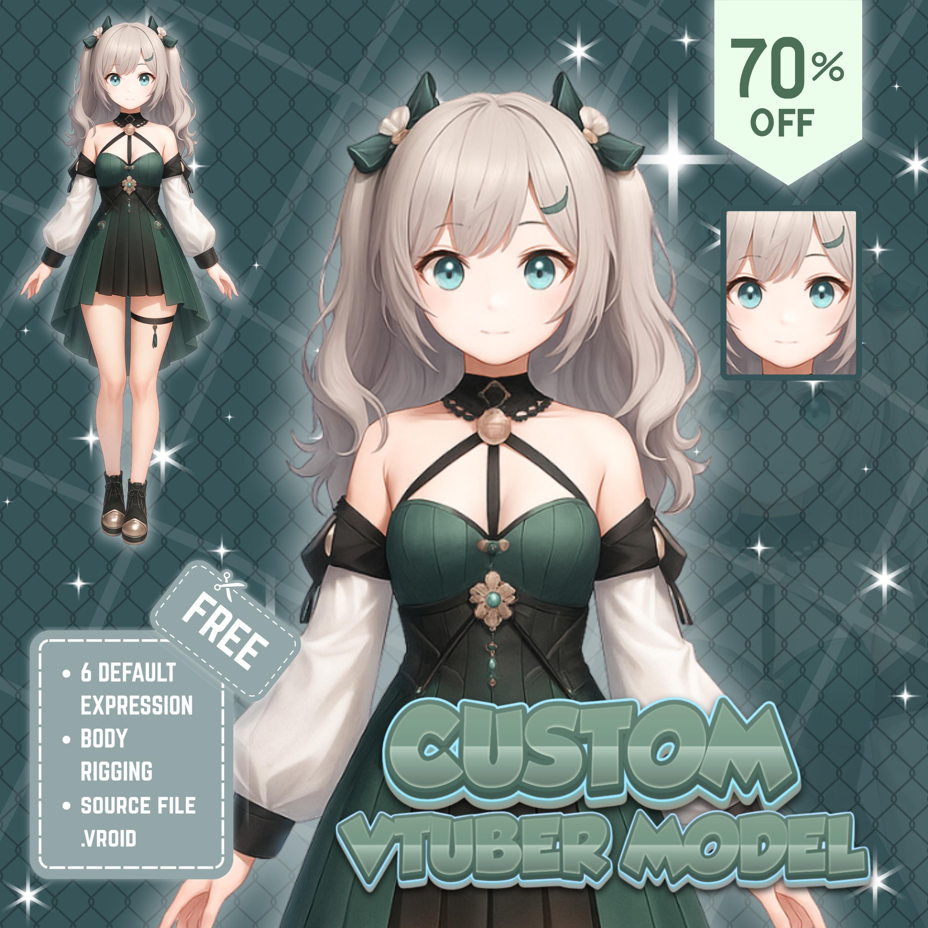 Custom 3D Vtuber Model, Vroid Avatar - Etsy