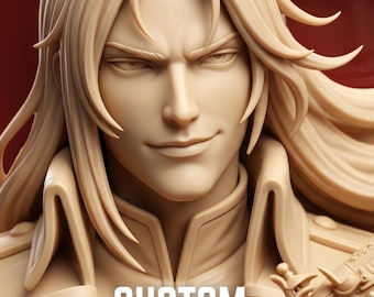 Custom 3D Character Model for 3D Printing | Custom STL File | DnD Miniature | Anime Figure | Action Figure | Character Sculpt |