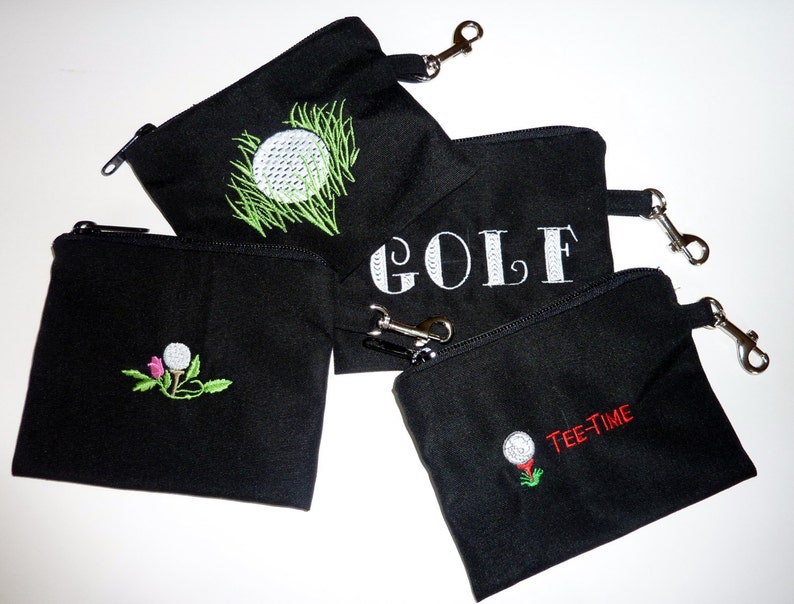 Golf Accessory Bag Golf Balls and Tees Golf Tee Bag Etsy