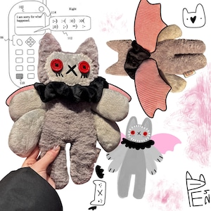 Exclusive Handmade Plush Bat Toy