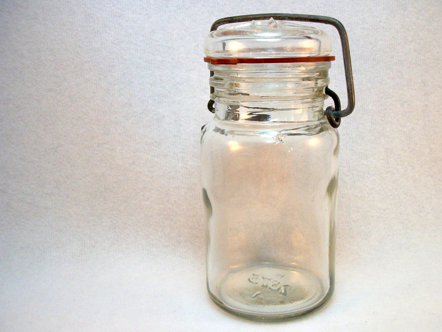 Vintage Glass Canning Jar Marked K 1875 Last Chance Etsy