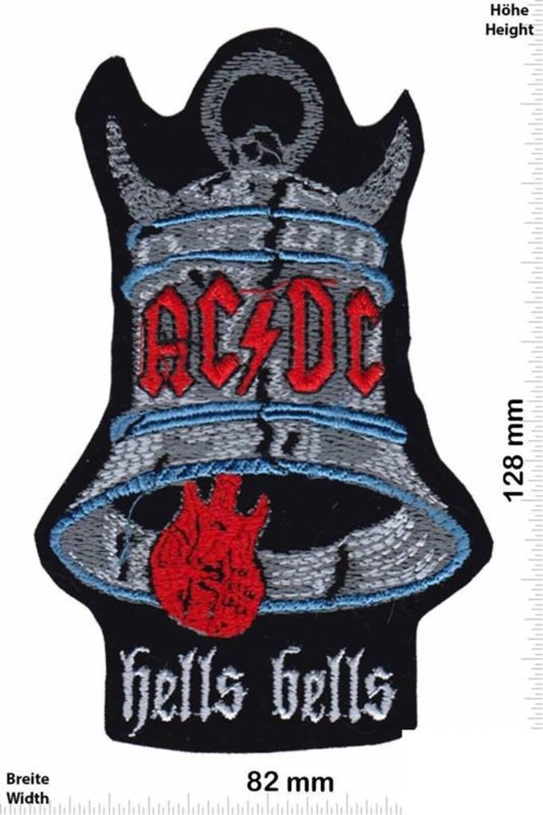 Ac Dc Acdc Hq_1 Embroidered Patch Badge Applique Iron On - Etsy