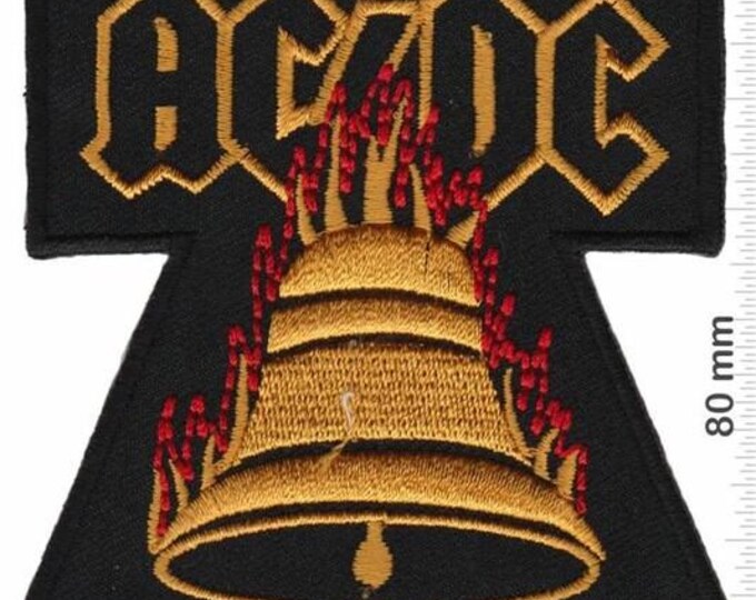 Ac Dc Acdc Hell Bells Embroidered Patch Badge Applique Iron On - Etsy