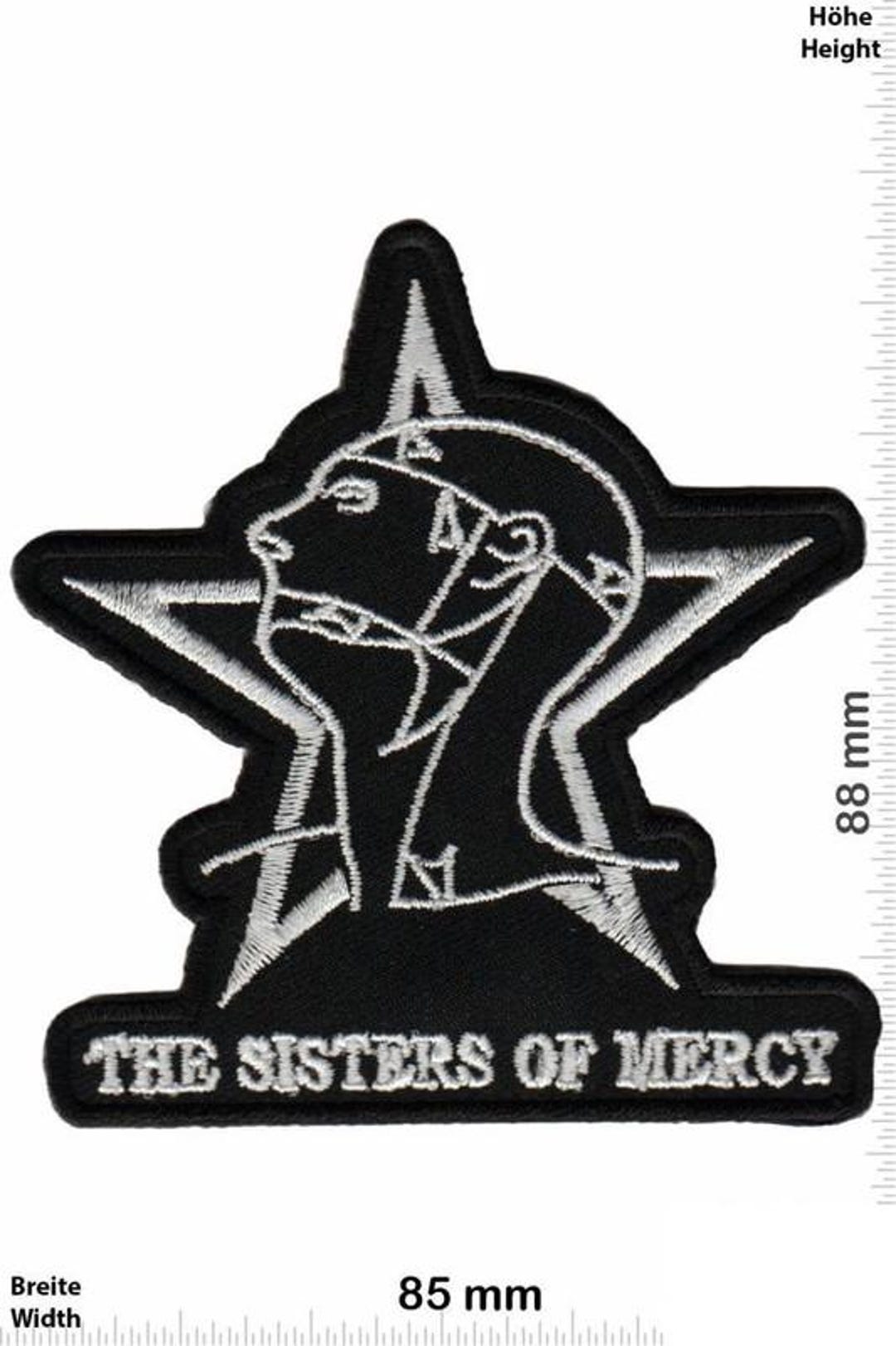 The Sisters of Mercy Rockband_1 Embroidered Patch Badge Applique Iron On - Etsy