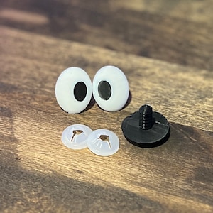Basic Cartoon Eyes - 3D Printed Eyes for Amigurumi