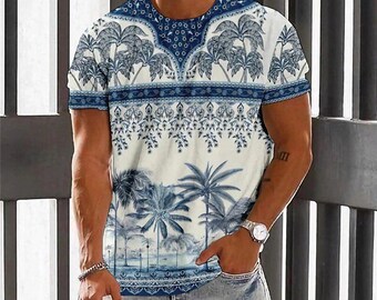 Cactus Man Ricky Singh Slim Fit Floral Cotton Hawaiian Shirt Size Large -  Etsy
