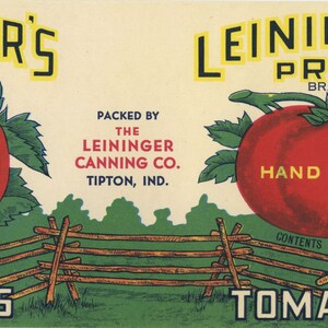 10 Different Tomato Can Labels Set 1 - Etsy
