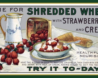 Shredded Wheat Large Refrigerator Magnet  Free US Shipping