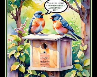 Homeowner's Association Fee Large Refrigerator Magnet Free US Shipping