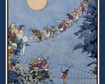 Gifts For a Fairy Large Refrigerator Magnet W Heath Robinson Free US Shipping