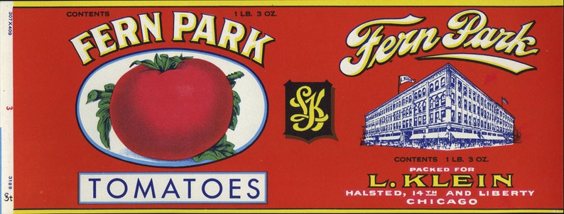 10 Different Tomato Can Labels Set 1 - Etsy
