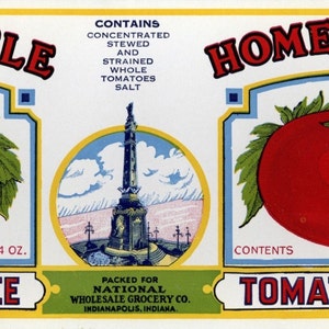 10 Different Tomato Can Labels Set 1 - Etsy