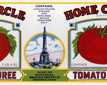 10 Different Tomato Can Labels - Set 1