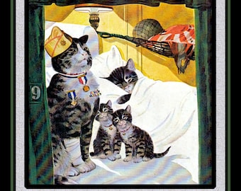 Together Again Chessie Chesapeake and Ohio Railway Large Refrigerator Magnet Free US Shipping