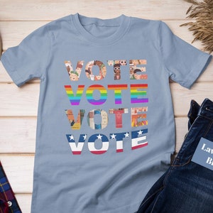 Vote Like a Feminist Tee – Banned Books, Pro Choice Unisex T-Shirt
