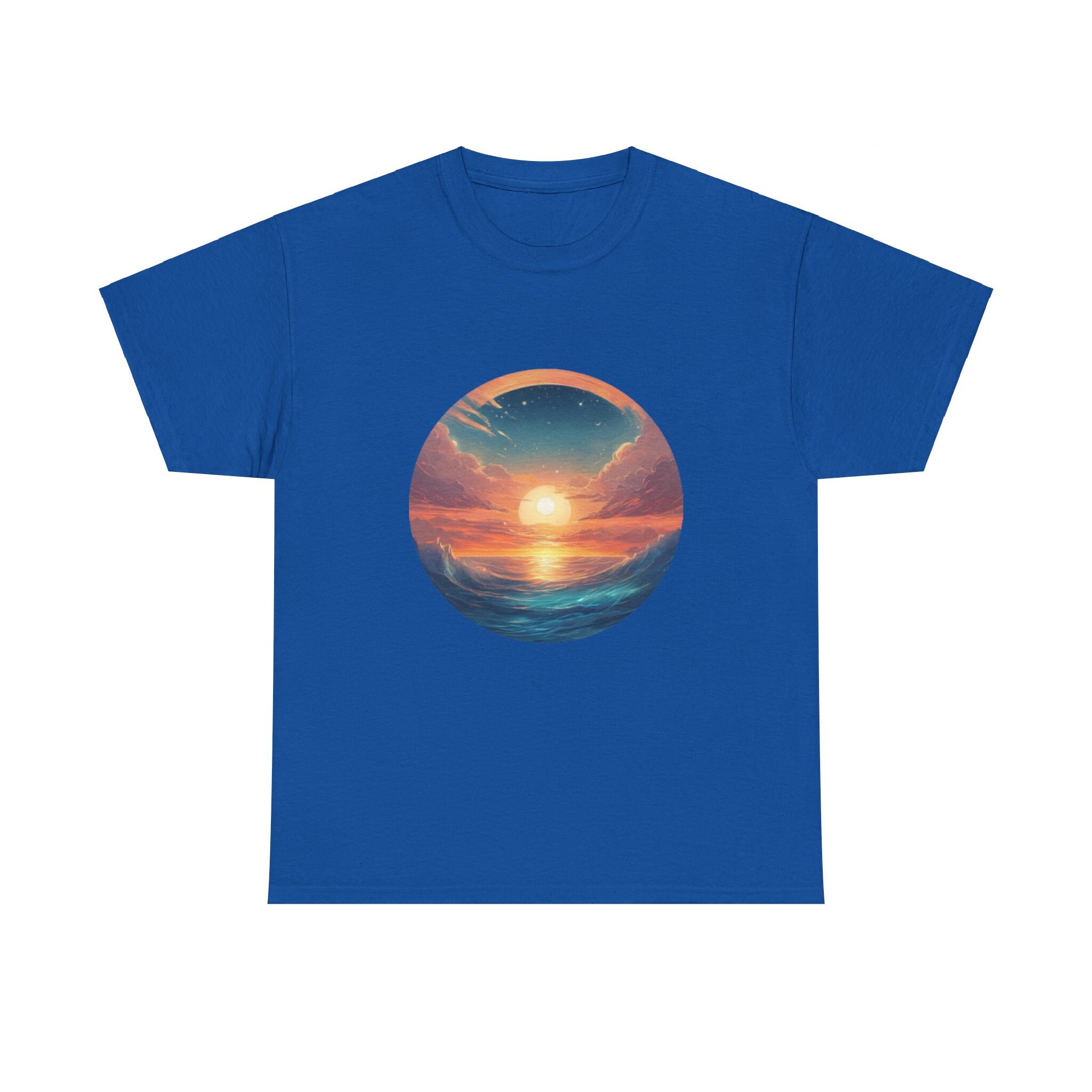 【 SATUR 】Sunrise in Heart Graphic T-Shirt SATUR Sunrise in Heart Graphic T-Shirt 4XK691 (SATUR/Tシャツ