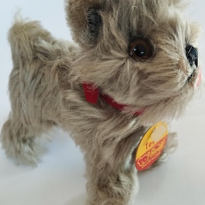 Vintage 1950s 60s Steiff Tessie Schnauzer Dog Stuffed Toy