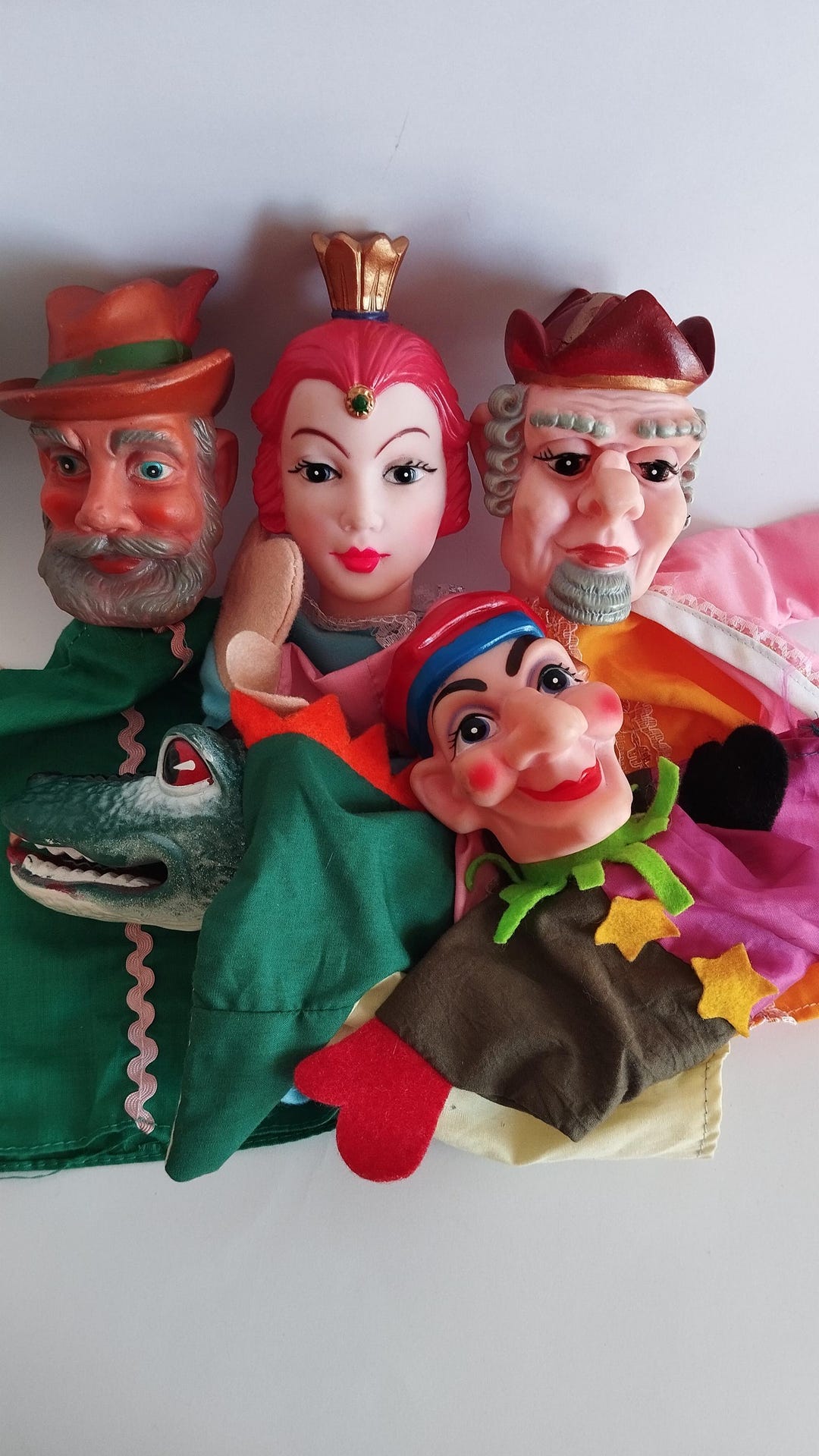Hand Puppets Rubber Head Vintage German Lot of 5 - Etsy