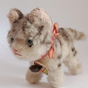 ビンテージ　シュタイフ　Tapsy キャット　子猫 Steiff Tabby Cat - Etsy