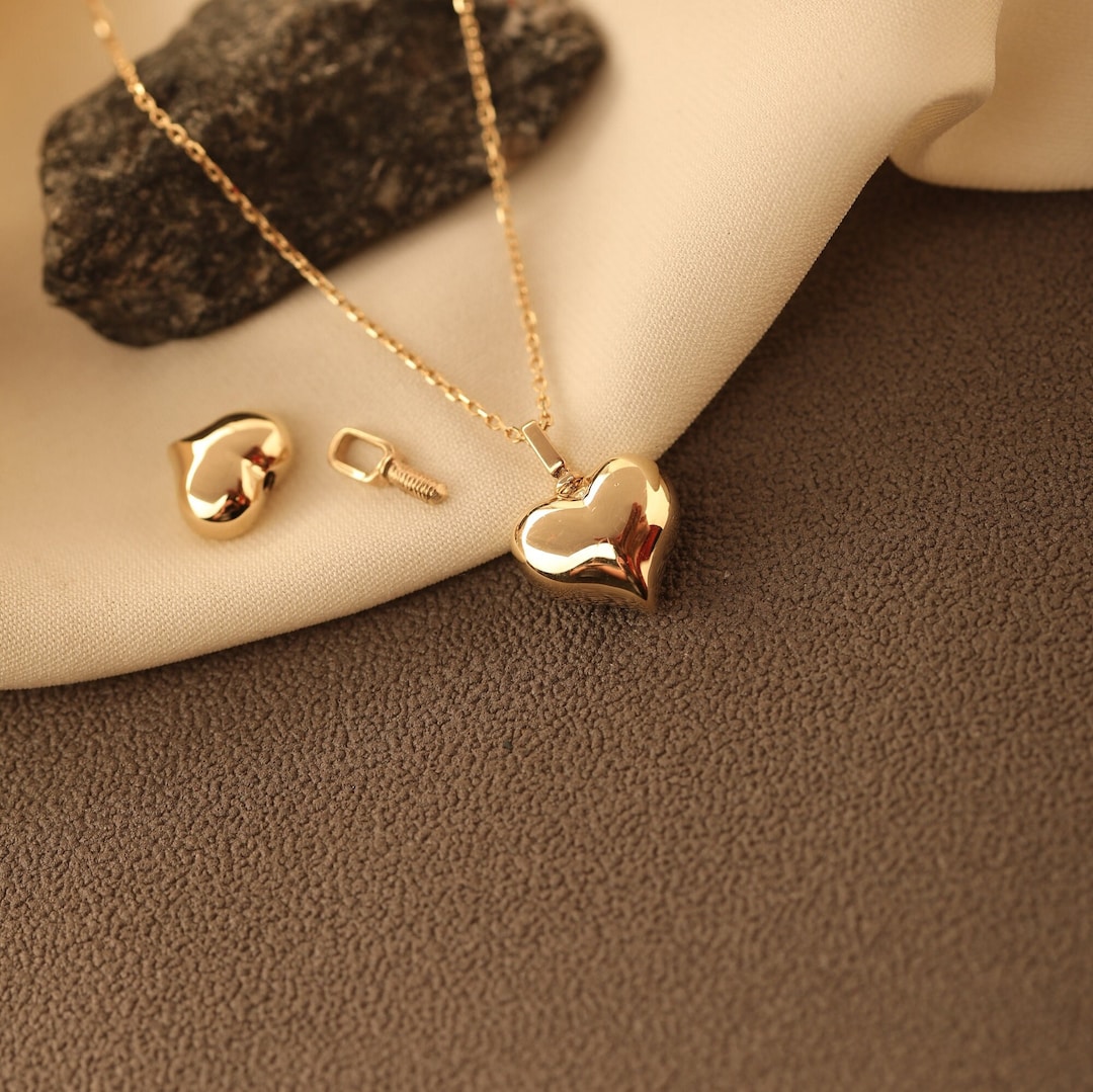 14k Gold Necklace For Ashes Birth Flower Urn Necklace For Ashes