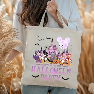 Mickey's Not-So-Scary Halloween Party Tote Bag, Mickey & Friends Halloween Tote, Halloween Party 2024, Halloween Gift, Trick or Treat Bag
