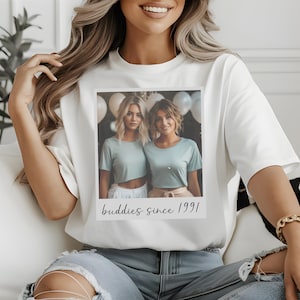 Vintage Polaroid Custom Photo Shirt - Personalized Picture T-Shirt, Custom Photo Tee, Unisex Funny Gift, Birthday Gift