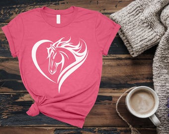 Horse Lover Shirt, Gift For Her,Country Shirt, Gift For Horse Lovers, Animal Lover Shirt, Horse Shirt, Farm Shirt, Gift for Women, Mom Gift