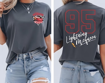 Disney McQueen Shirt, Disney Cars T-Shirt, Lightning McQueen Tee, Cars Group Shirt, Disney Movie Tee,  Cars Shirt