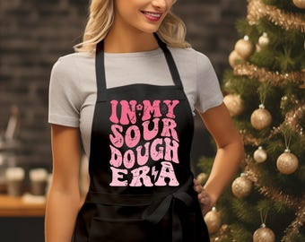 In My Sourdough Era Baking Apron, Baking Apron, Sourdough Apron, Kitchen Apron, Baker Apron, Sourdough Bread, Baker Gift, Bread Baking