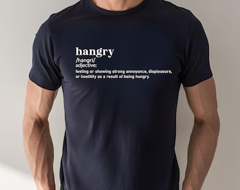 Funny Hangry Warning Danger T Shirt, Always Hungry Angry Gift T