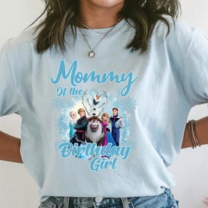Custom Frozen Birthday Shirt, Disney Frozen Shirt, Elsa Birthday Shirt, Custom Birthday Shirt, Custom Elsa Shirt, Family Birthday Shirt image 5