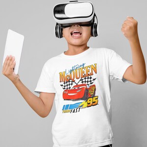 Camiseta de Rayo McQueen, camiseta de Disney Cars, camiseta de Disney Cars, camiseta de Disney, camiseta de World Tour 2026, camiseta de Disneyland imagen 6